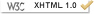 W3C - XHTML 1.0